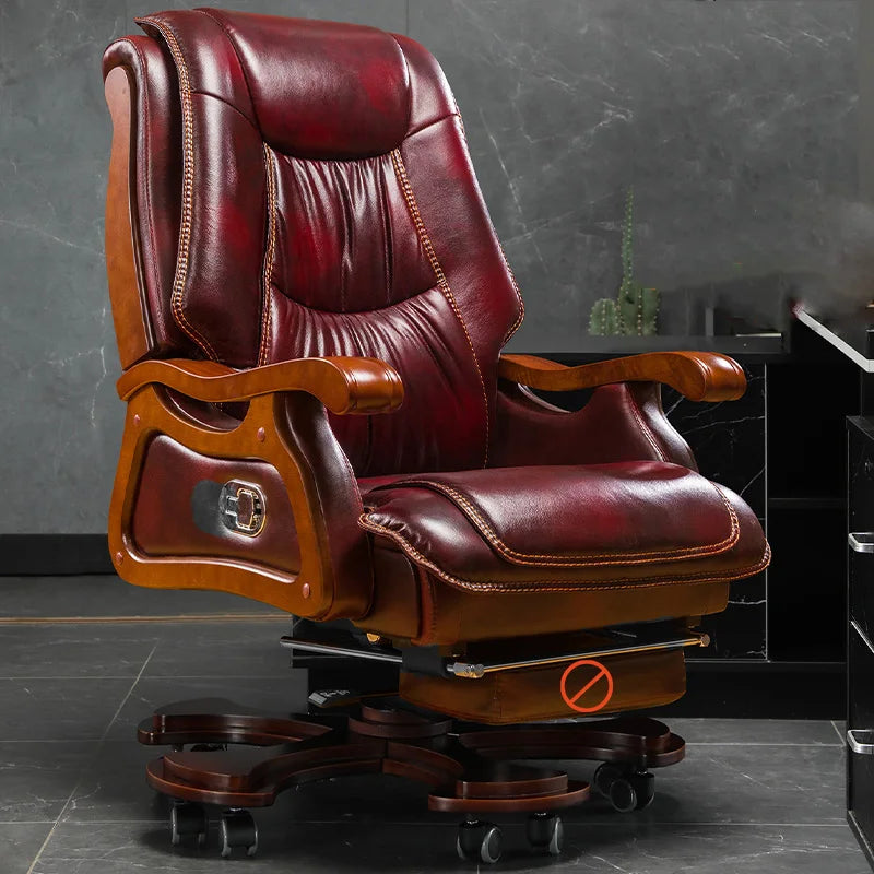 Ergonomic Executive Recliner Office Chair – Stylish Chaise Desig