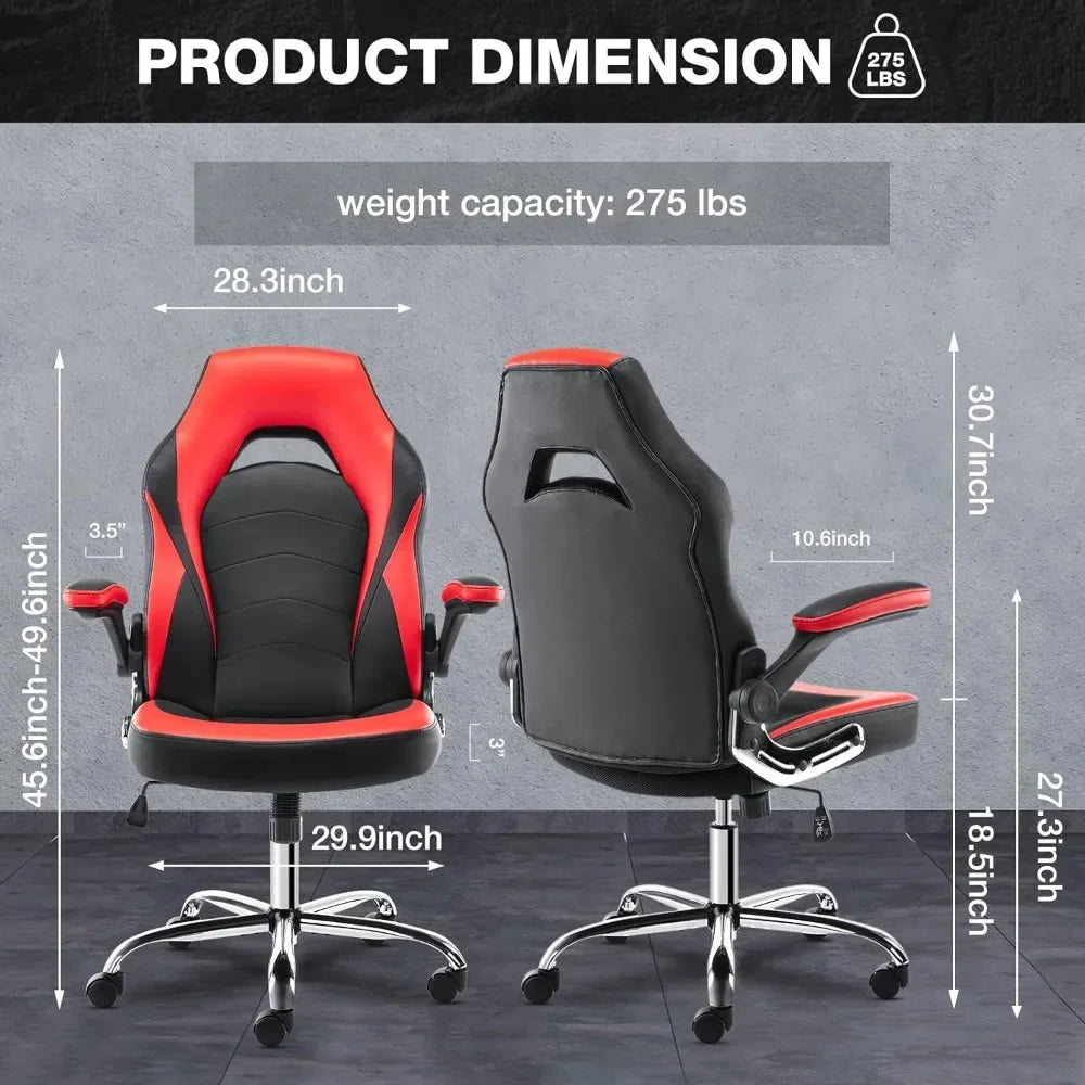 Ergonomic Gaming Office Chair – PU Leather Executive Swivel Chair