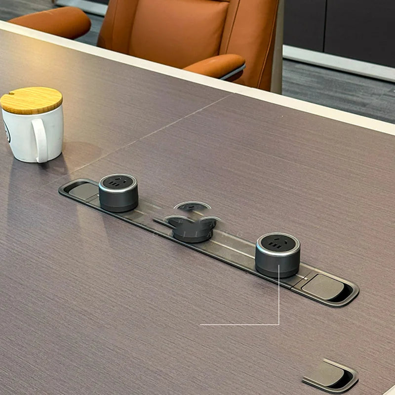 White Office Desk with Drawers—Organizers for Writing and Computer Monitors