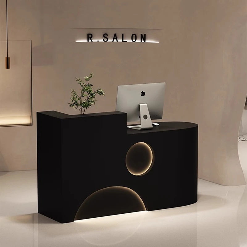 Modern Reception Desk and Long Counter