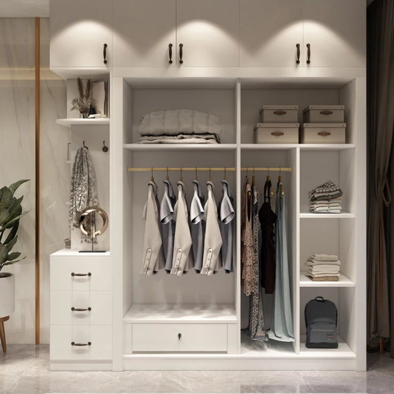 Japanese Wardrobe Clothing Rack Girl Underwear Design Cafe Bar Multifunctional Drawer Closet Salon Guardaropa Wooden Furniture