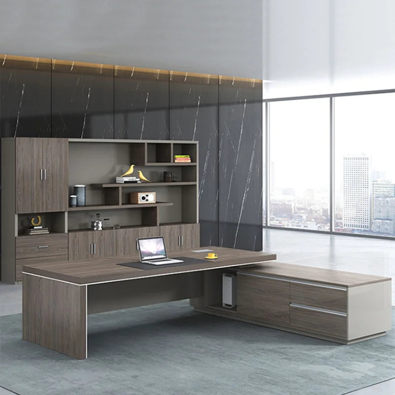 Multifunctional L-shaped Office Desk