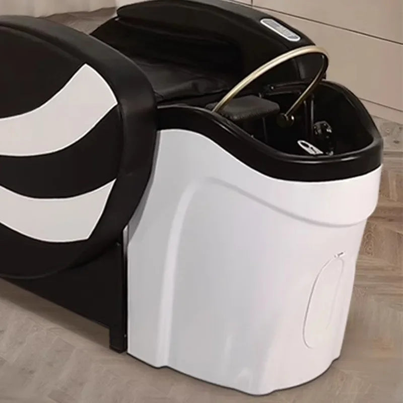 Aesthetic Hair Washing Chair – Shampoo Basin, Spa Massage Bed, Japanese Scalp Treatment & Nail Care Water Bowl