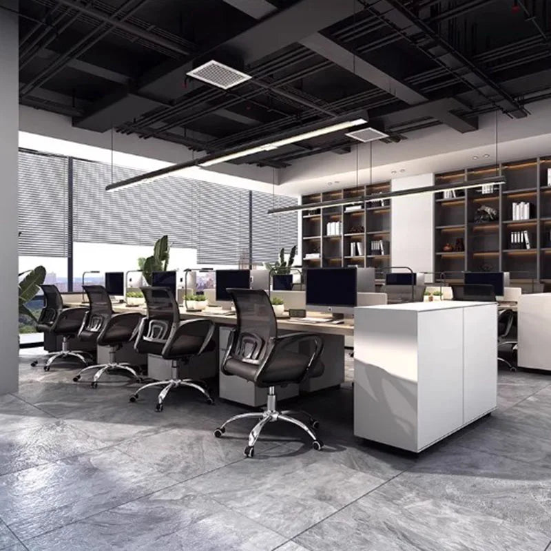 Nordic adjustable executive office chair: modern, mobile, with backrest