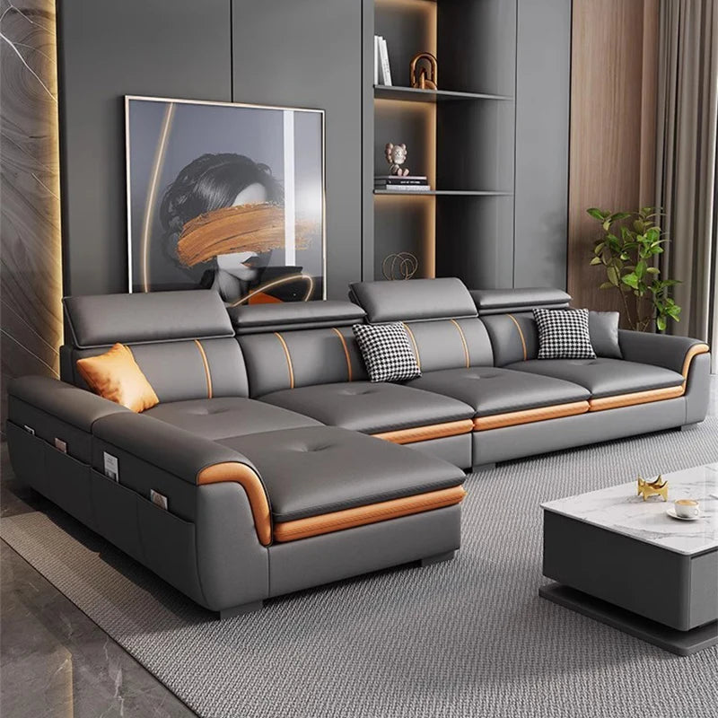 Grande Scratch Protector Living Room Sofa Wood Legs Nordic Luxury Love Seat Living Room Sofa Dormitory Sleeper Divano Furniture