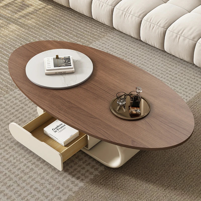 Clear Hardcover Coffee Table – Cute Modern Design with Storage