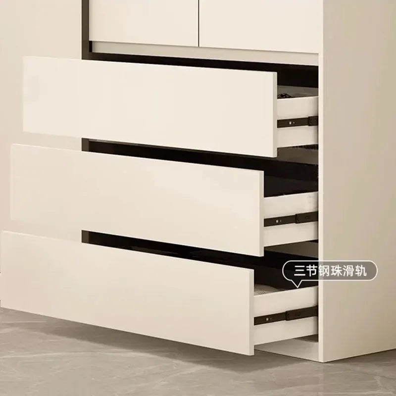 Wooden European Wardrobe bedroom Luxury apartment Storage Wardrobe Clothes Organizer Ropero Armable De Ropa Bedroom Furniture