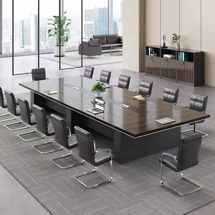 High-end big size 20 person Modern Wooden Conference Meeting table for government