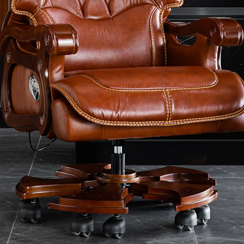 Comfy Ergonomic Executive Office Chair with massage features