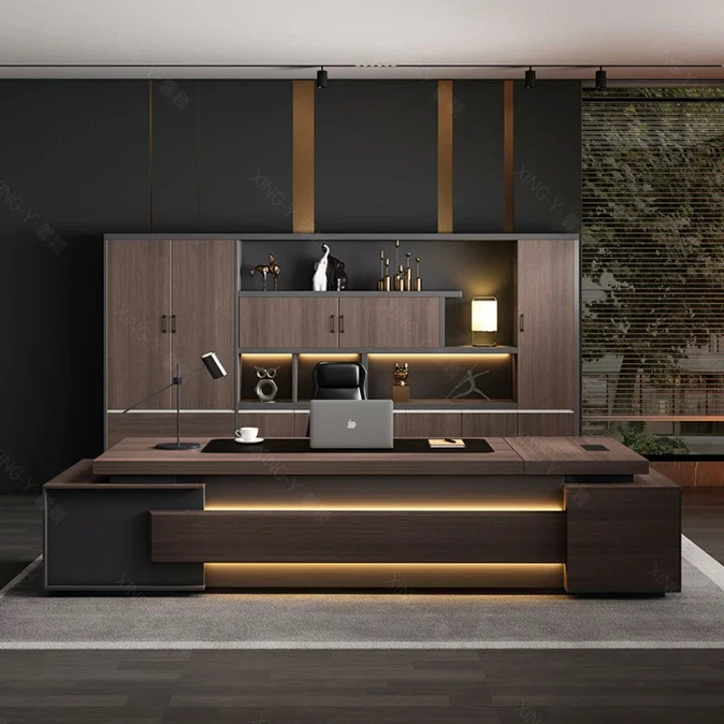 Cute L-Shaped Executive Desk