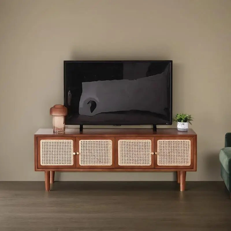 Industrial TV Stand – Luxury Modern Wall Unit for Comfortable Living Room Decor