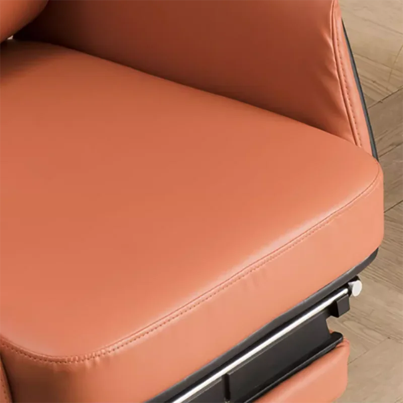Orange Stool Wheels Advanced Chair Bedroom Office Furniture Comfortable Game Comfy Chaise Design Work Muebles Home Gamer