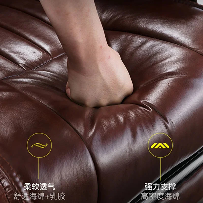 Comfy Chaise leather Office Chair