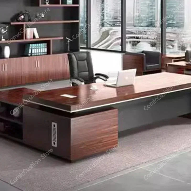 Work Writing Desk Table Metal Wooden Gaming Computer Office Desks Drawers Organizer Tavolo Scrivania Ufficio Supplies