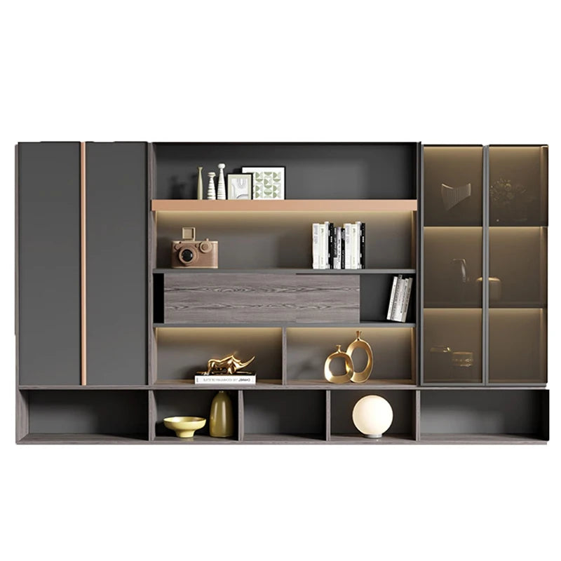 Industrial Metal Booksellers Display Cabinet – Living Room Storage Organizer and Bookshelf.