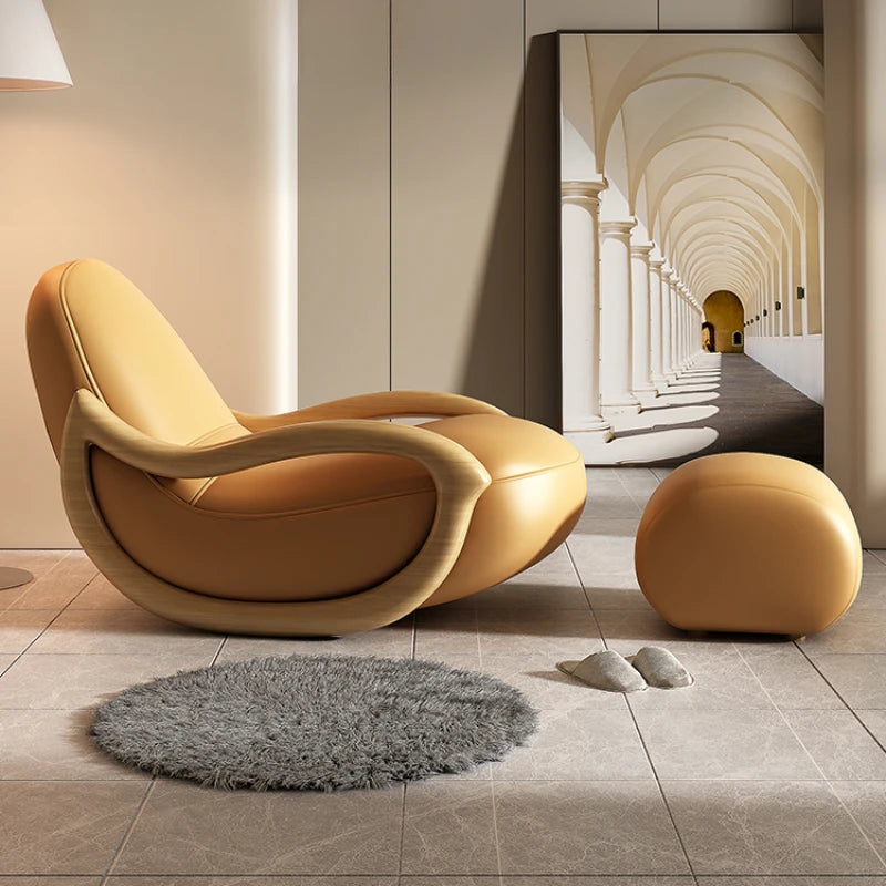 Nordic Lounge Chair – Luxury Designer Rocking Chair