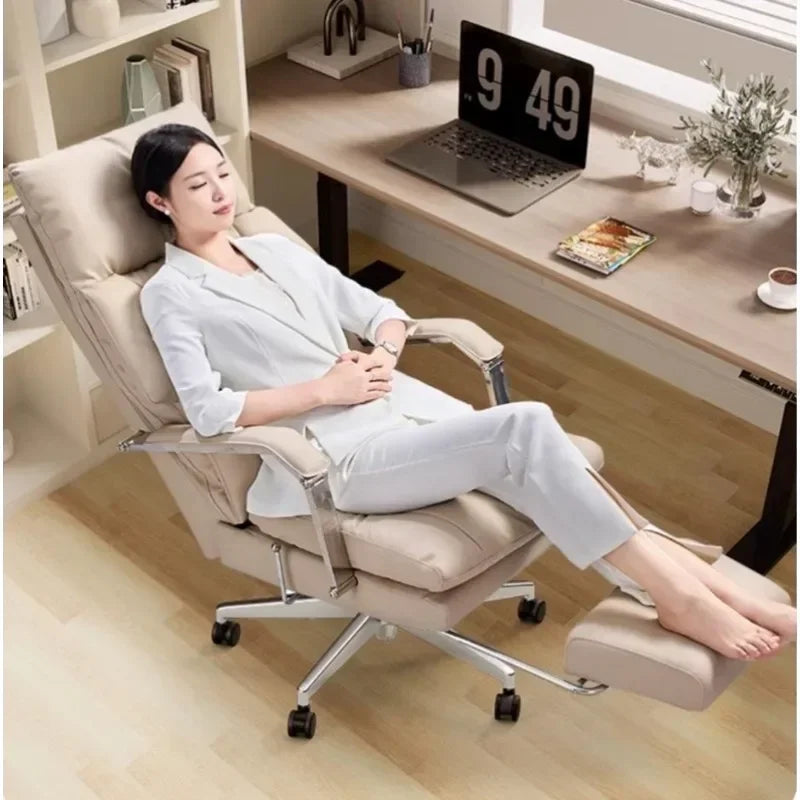 Anime gamer chair with wheels, ergonomic design, backrest, and special features for office