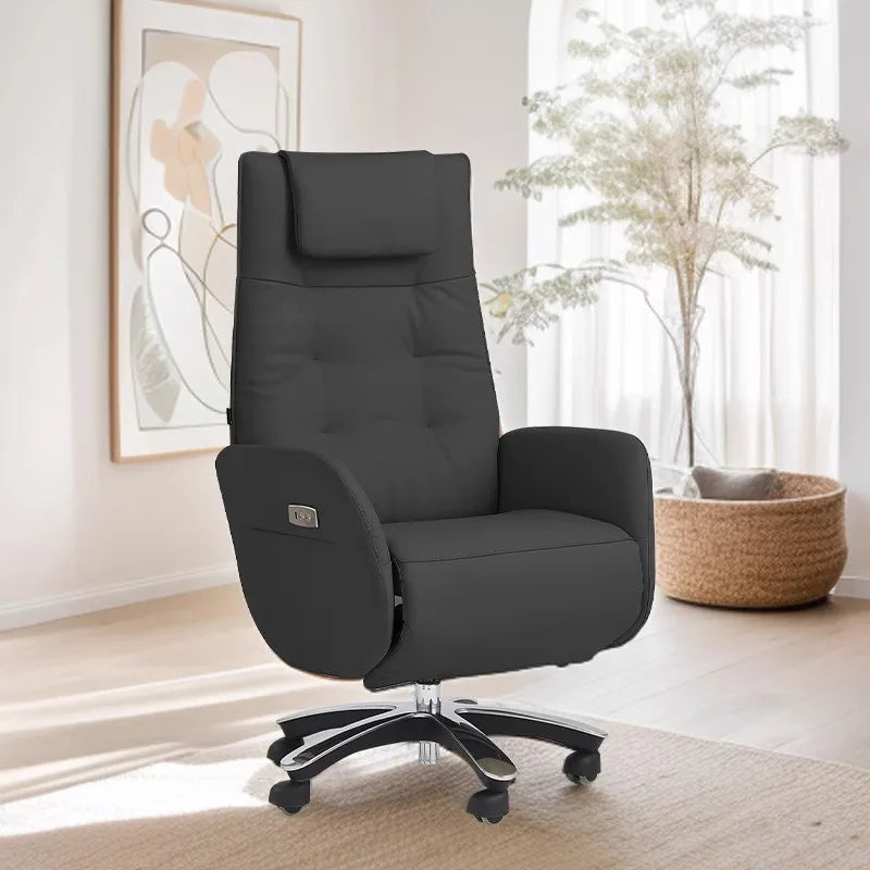 Reclining Rotating Chair: Comfortable Office & Home Desk Armchair