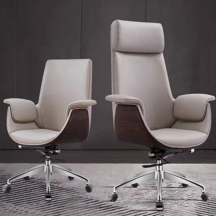 Modern High Back Pu Ergonomic Swivel Office Chair Living Room Executive Leather Office Chair