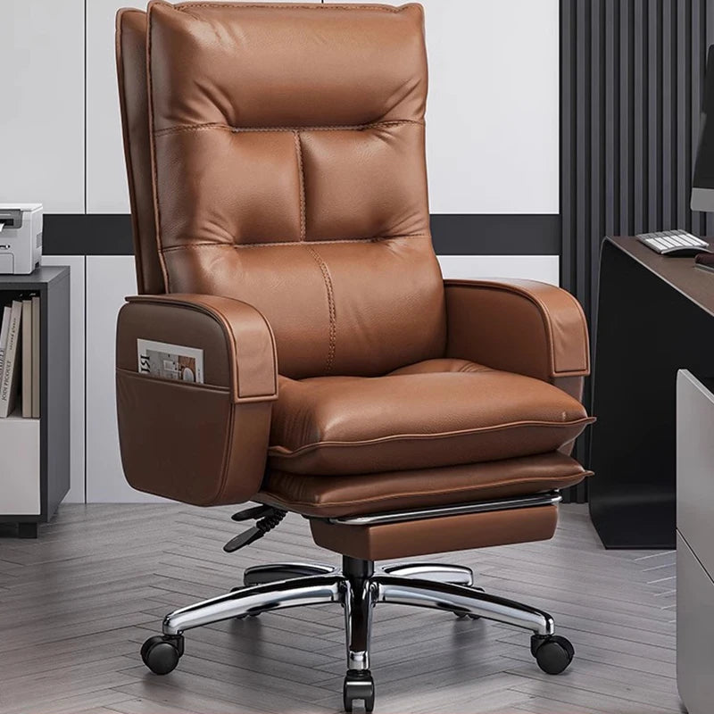 Genuine Leather Relax Chair Luxury Sofa Gaming Pc Gamer Game Chair Special Armchair Living Room Cadeira Escritoiro Furniture AA