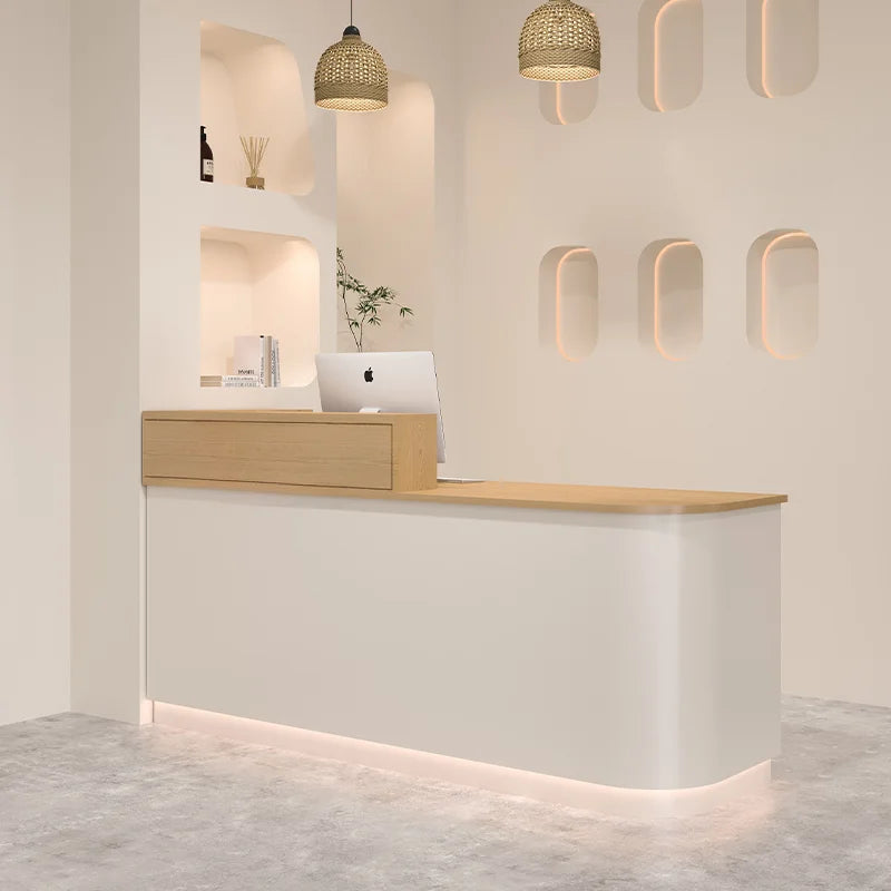 Aesthetic Counter Table Furniture—Modern Luxury Reception Desk