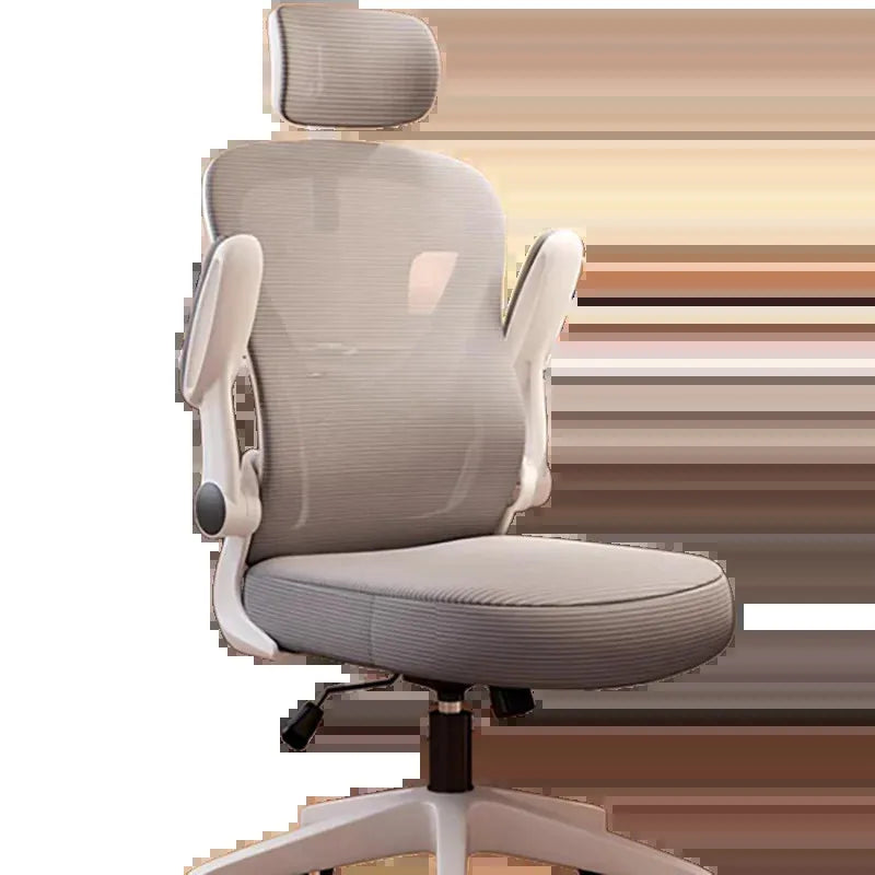 Ergonomic office chair with back support and cushion
