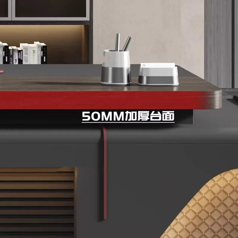 Modern Executive L-Shaped Computer Desk