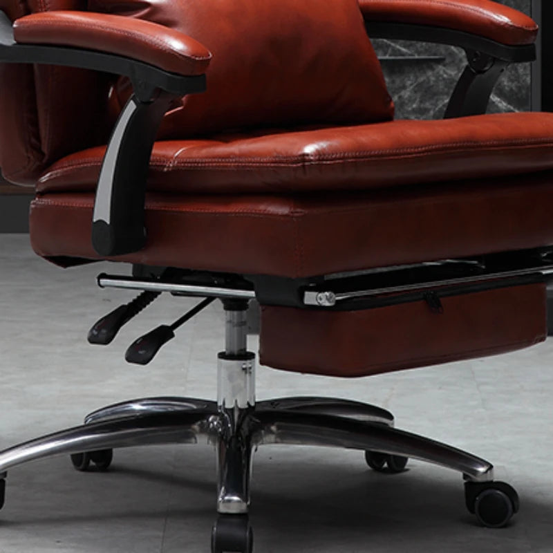 Swivel Armchair with Reclining and Massage Features