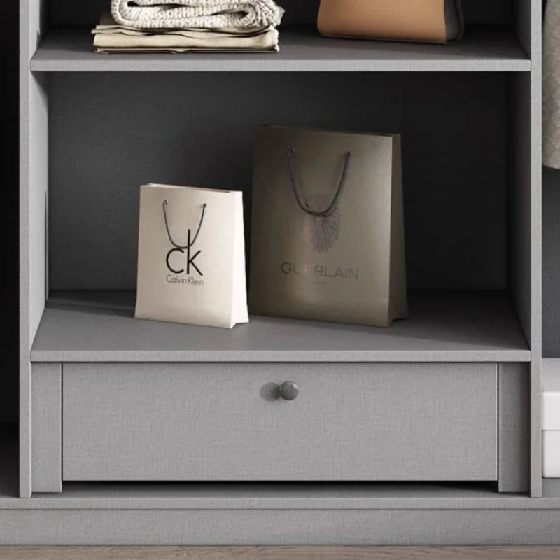 Storage Drawer Wardrobe Space Saving Multifunction Closet Systems Wardrobe Bedroom Wooden Doorsplacard De Vetement Furniture