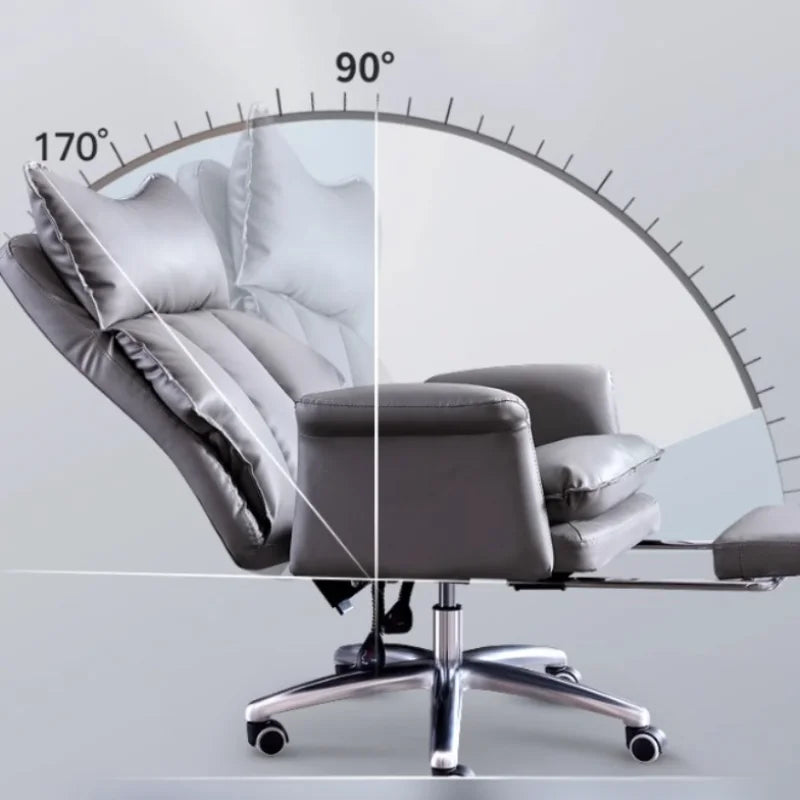 Fancy Executive Office Chair Design Luxairy Armchair Mobile Office Chair Adjustable Swivel Comfy Silla De Oficina Furniture