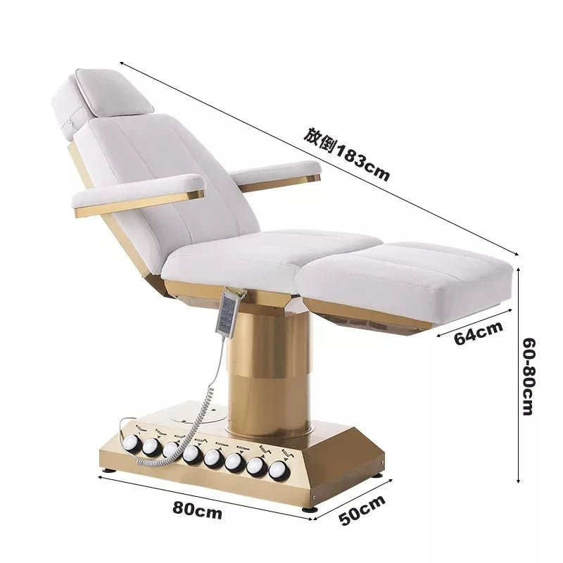 Treatment Chair Professional Beautician Stretcher Esthetician Bed Cosmetology Aesthetic Marquise Camilla De Spa Eyelash Tattoo