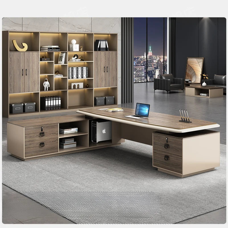 Modern Professional L-Shaped Desk