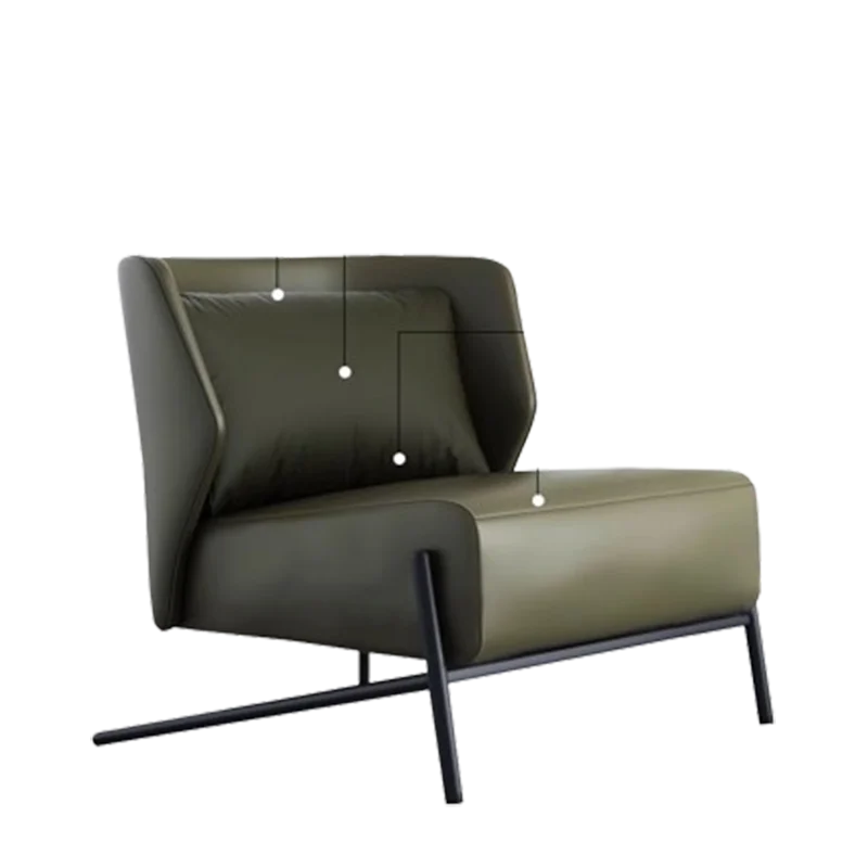 modern floor vanity chairs with Nordic ergonomic design