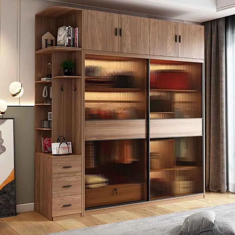 Storage Shelf Luxury Wardrobes Full Size Partition Organizer Closet Wardrobes Bedroom Apartment Rangement Chambre Furniture