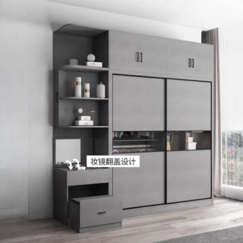 Luxury Wardrobe Organizer – Open Closets, Bedroom Cabinet with Shelves