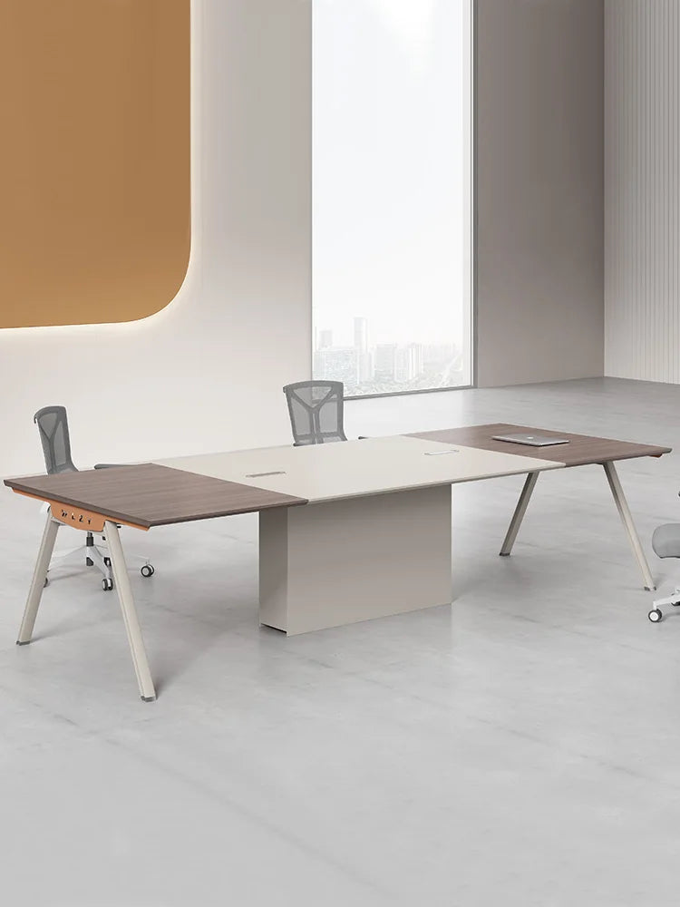 Simple Modern Conference Table – Long Design for Meeting Rooms