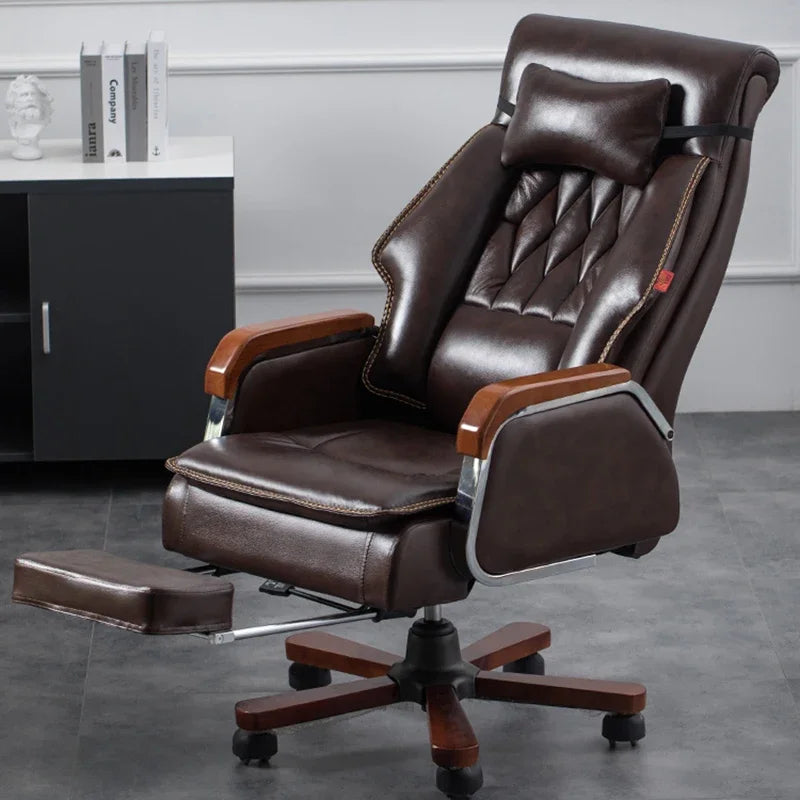 Rotating Chair Office Furniture Stool Wheels Bedroom Advanced Desk Luxury Height Adjustable Cadeira Backrest Computer Armchair