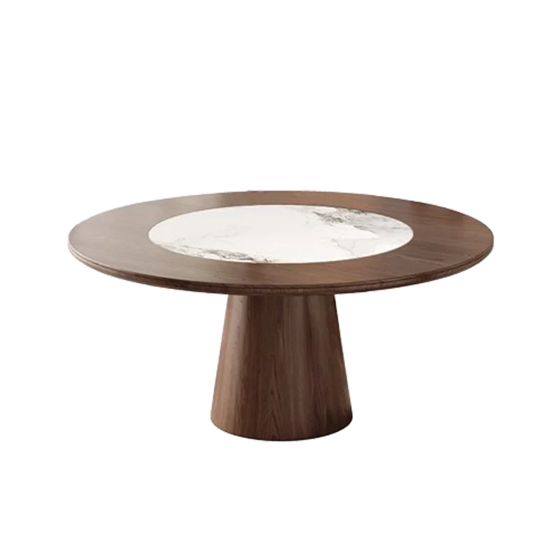 Luxury Dining Room Set – Ceramic Dining Table with Relaxing Chairs and Living Cabinets