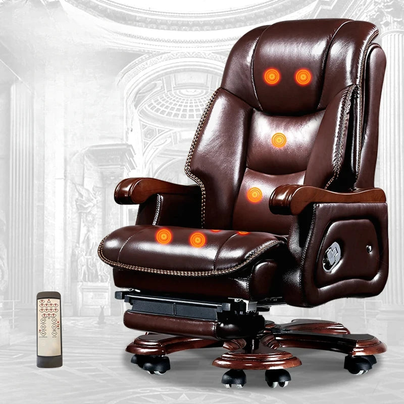 omfortable Gaming Chair: Mobile Nordic Design with Massage Feature