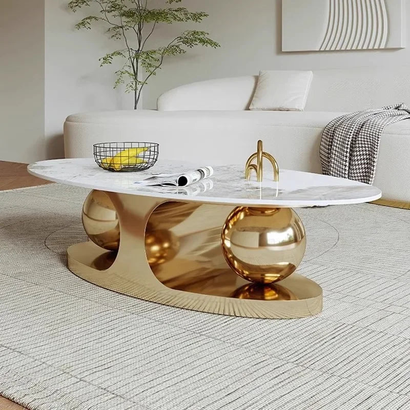 Room Center Table Hall Coffee Living Sofa Dining Set Furniture Luxury Coffe Mesa Salon