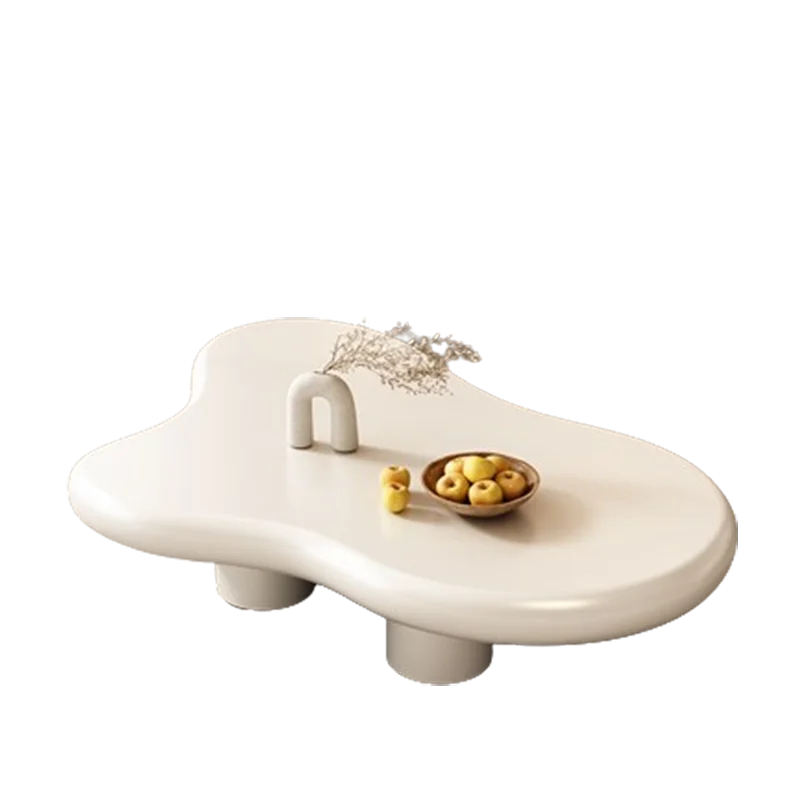 Luxury Modern White Coffee Table – Minimalist Design