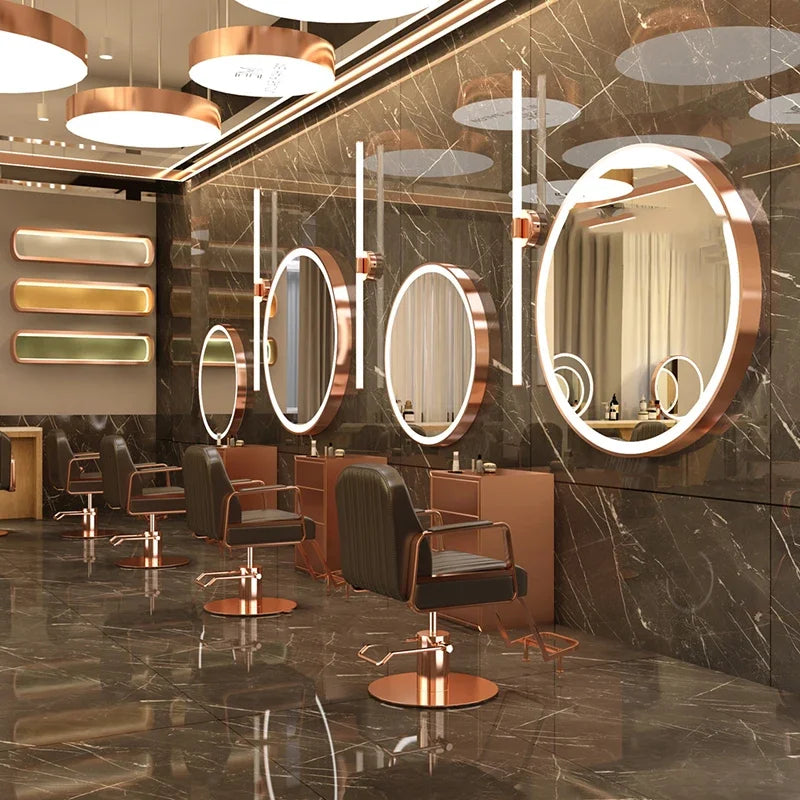 Aesthetic Swivel Barber Chair – Adjustable Stylist Chair, Beauty Tabouret, Coiffeuse Salon Furniture