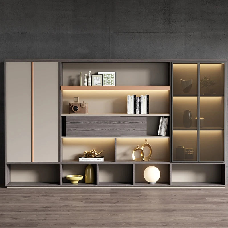 Industrial Metal Booksellers Display Cabinet – Living Room Storage Organizer and Bookshelf.