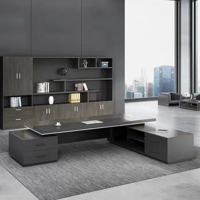 Executive L-Shaped Office Desk