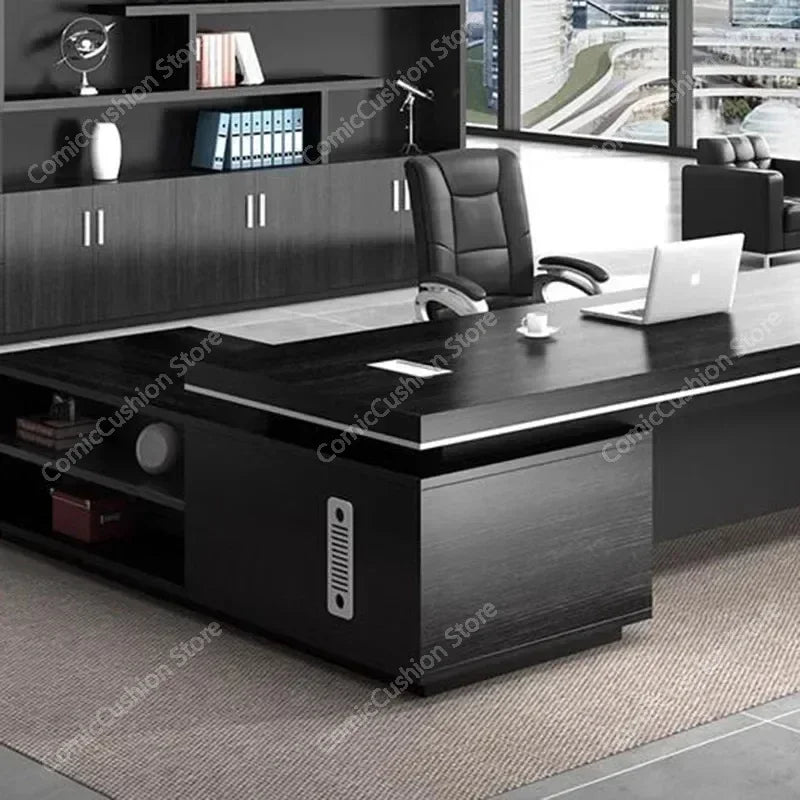 Work Writing Desk Table Metal Wooden Gaming Computer Office Desks Drawers Organizer Tavolo Scrivania Ufficio Supplies