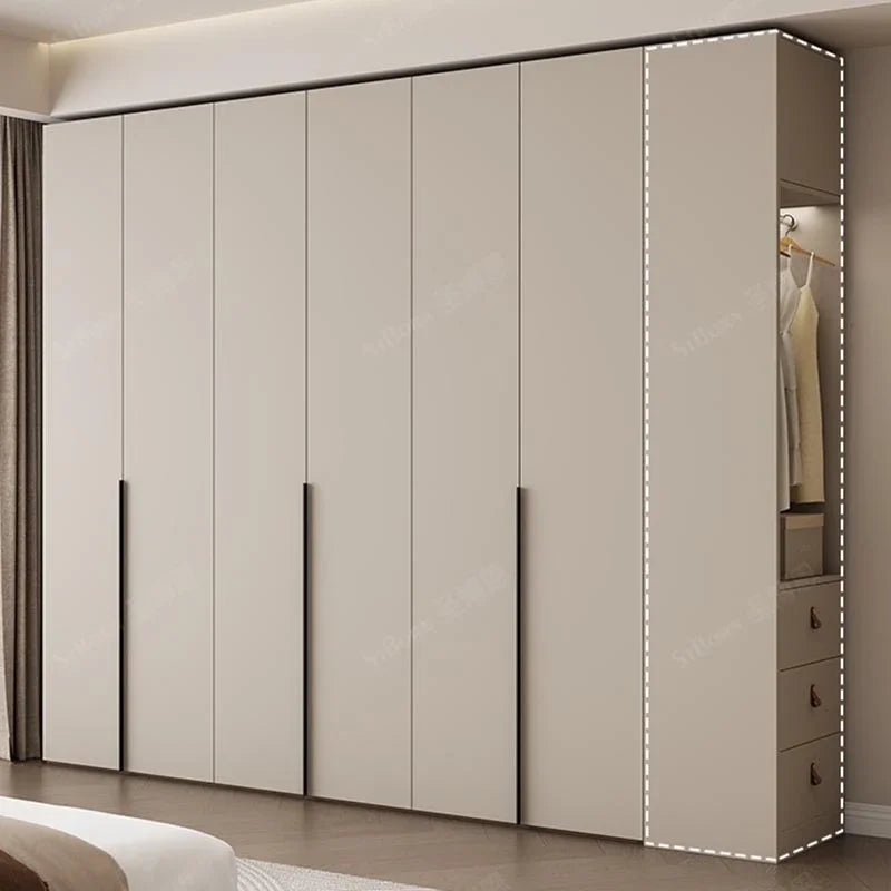 Nordic Storage Wardrobe – European Style, Living Room and Hotel Furniture, Partition for Clothes