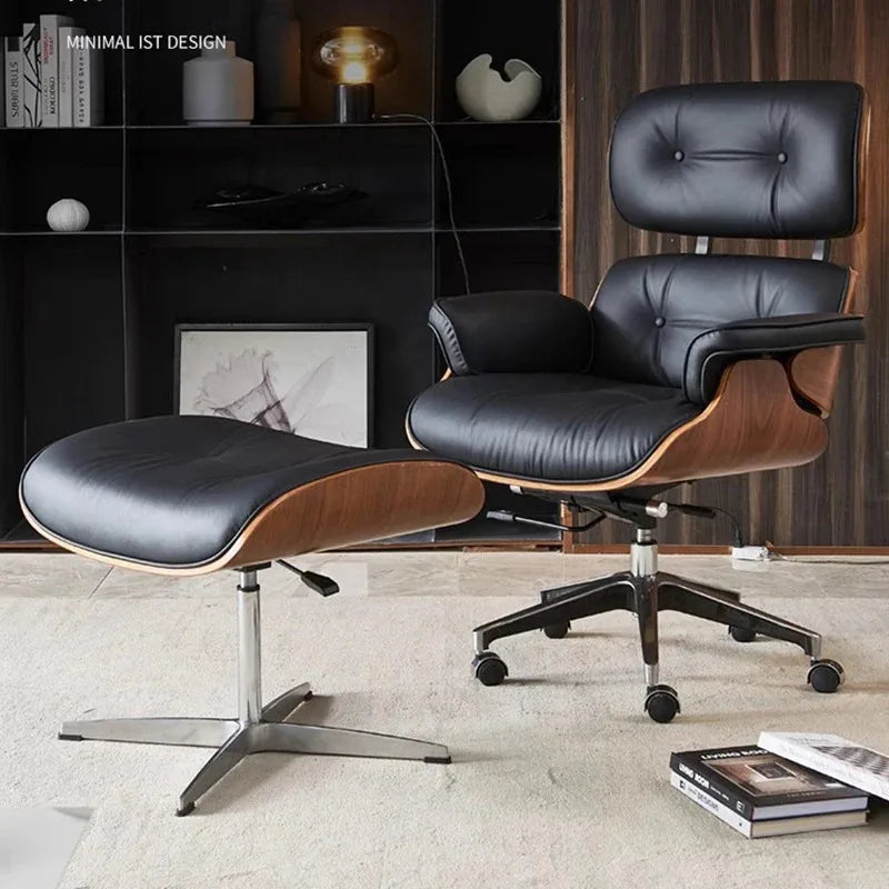 Designer Ergonomic Desk Chair – Modern Nordic Lounge Executive Chair