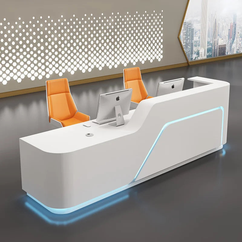 Elegant Reception Desk and Office Counter