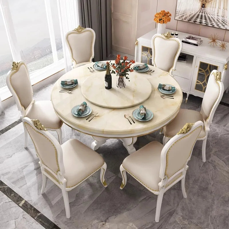 Organiser Designer Dining Table Living Room Space Saving Dining Table Round Luxury Mesas De Comedor Modern Furniture
