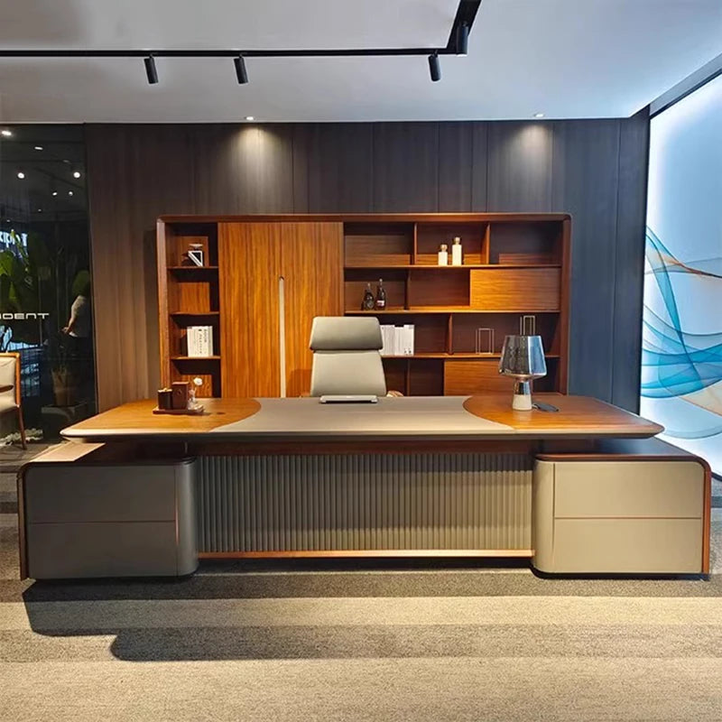 L-shaped coffee workbench office desk